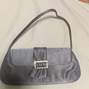 Claire’s Silver Clutch Shoulder Bag